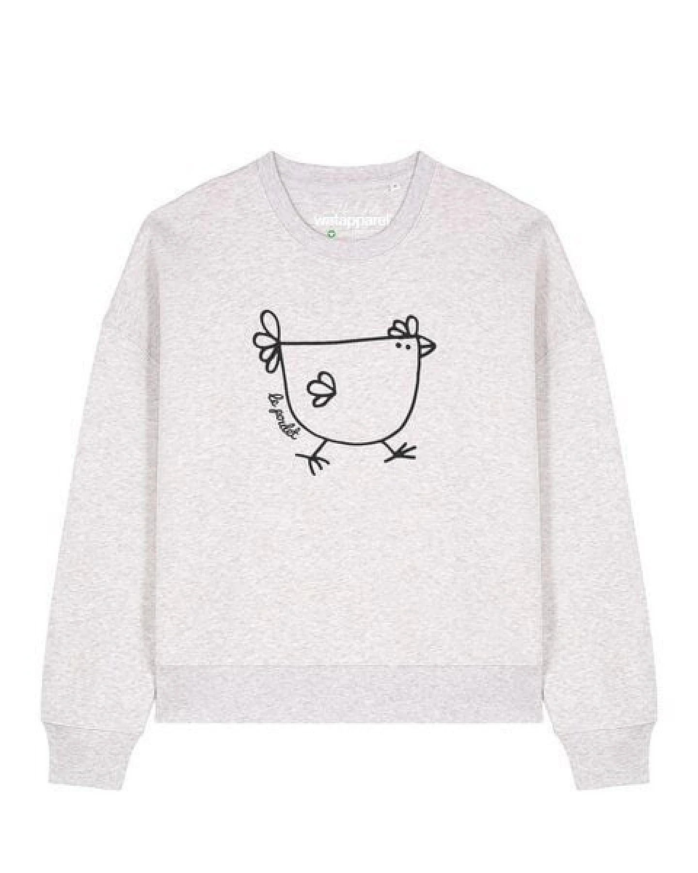 watapparel Sweatshirt Frauen Le poulet – Ansicht 2