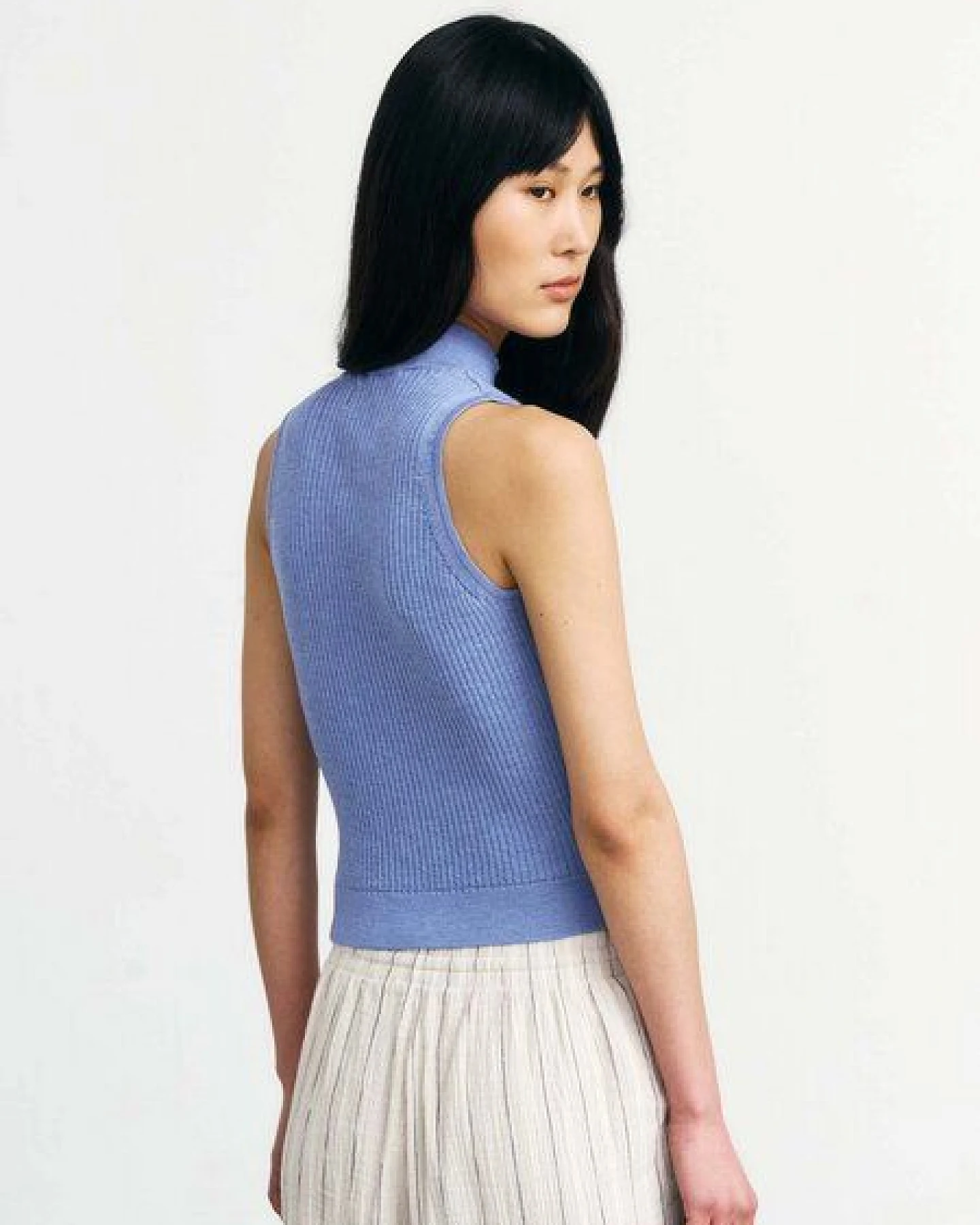 Rotholz Knit Singlet - Damen Top aus Merinowolle – Ansicht 3