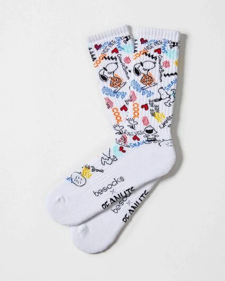 BeSocks Bio-Tennissocken - Snoopy Urban Street