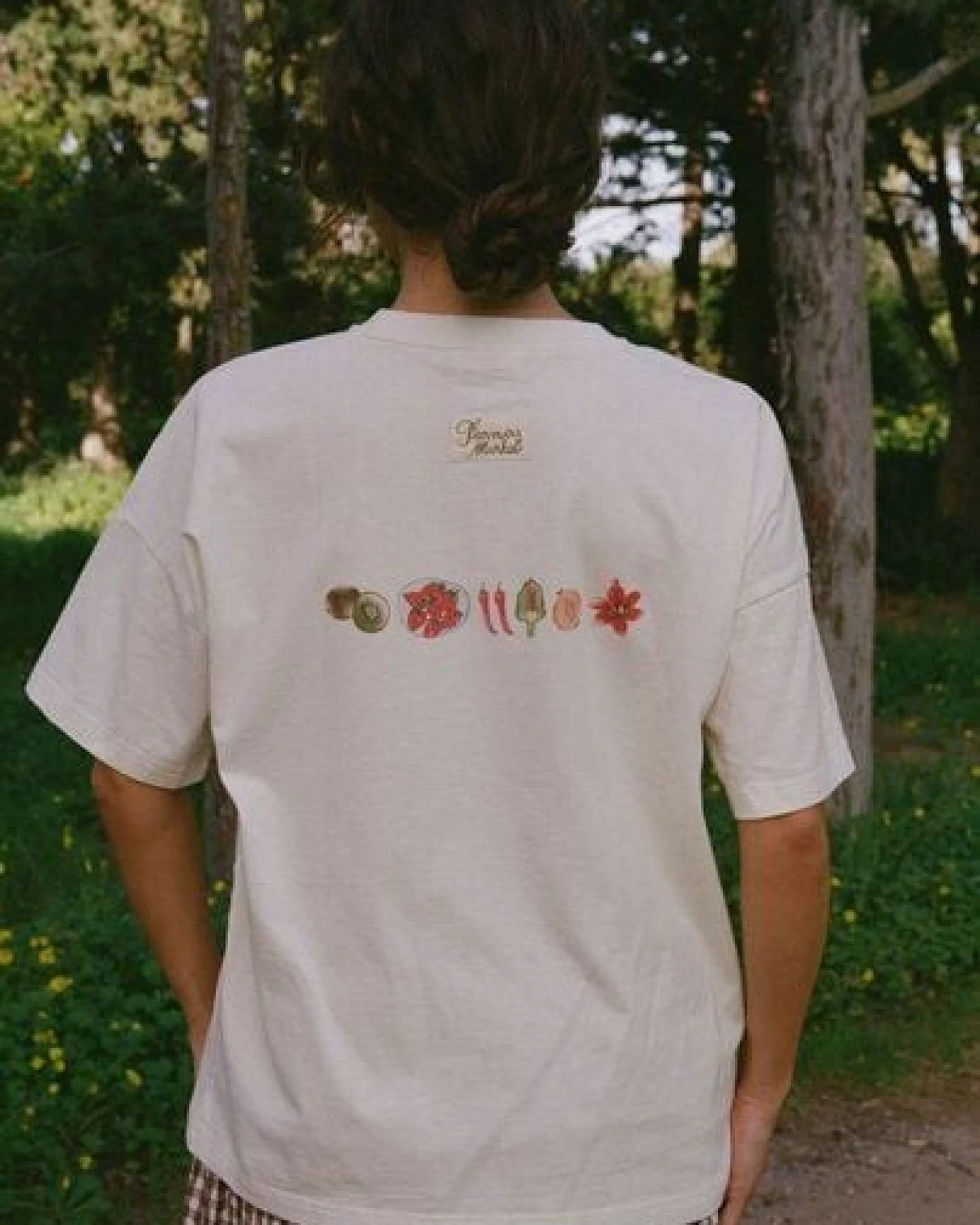 Nénés T-shirt Delilah - Weiß – Ansicht 4