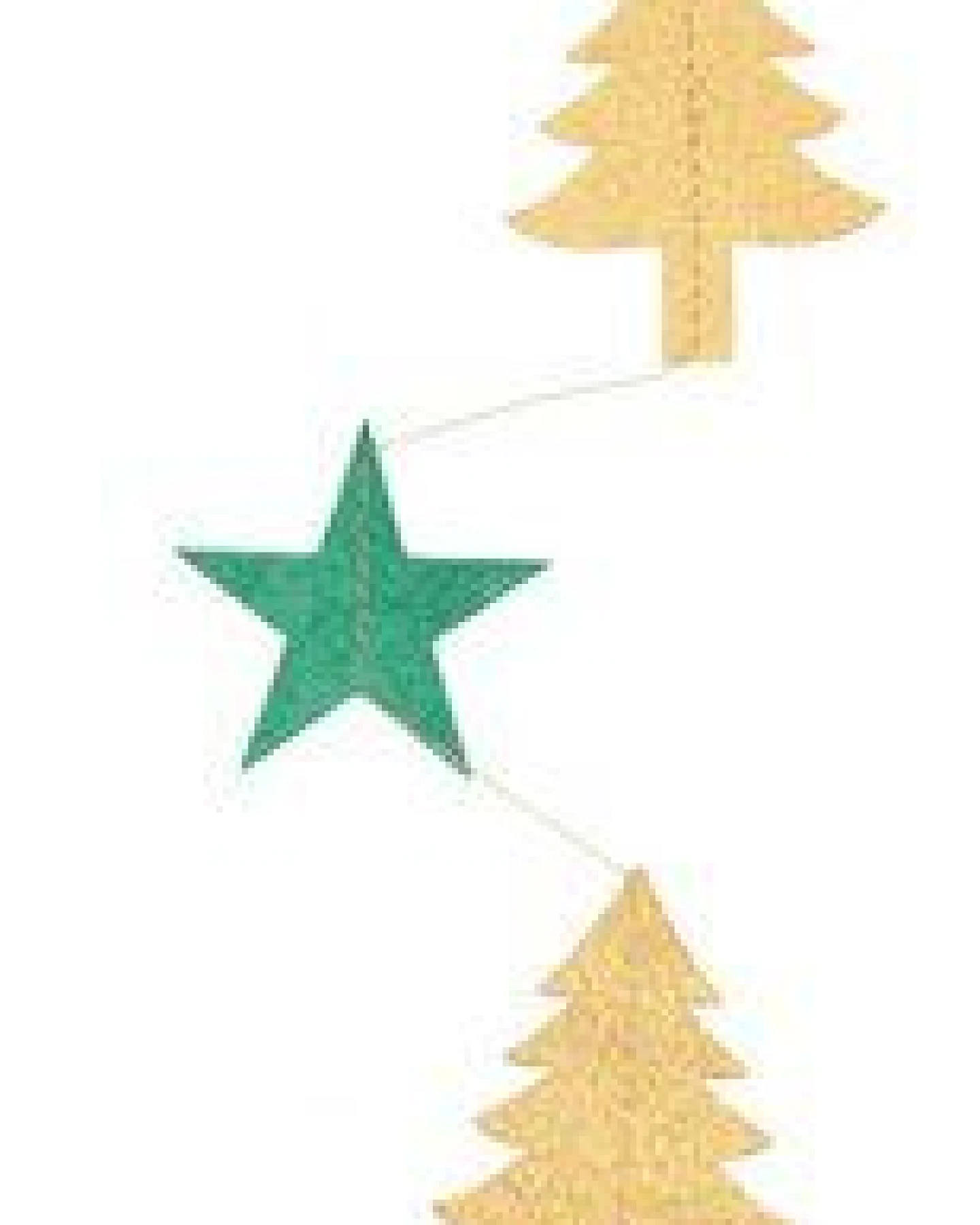 El Puente Girlande "X-Mas" – Ansicht 2