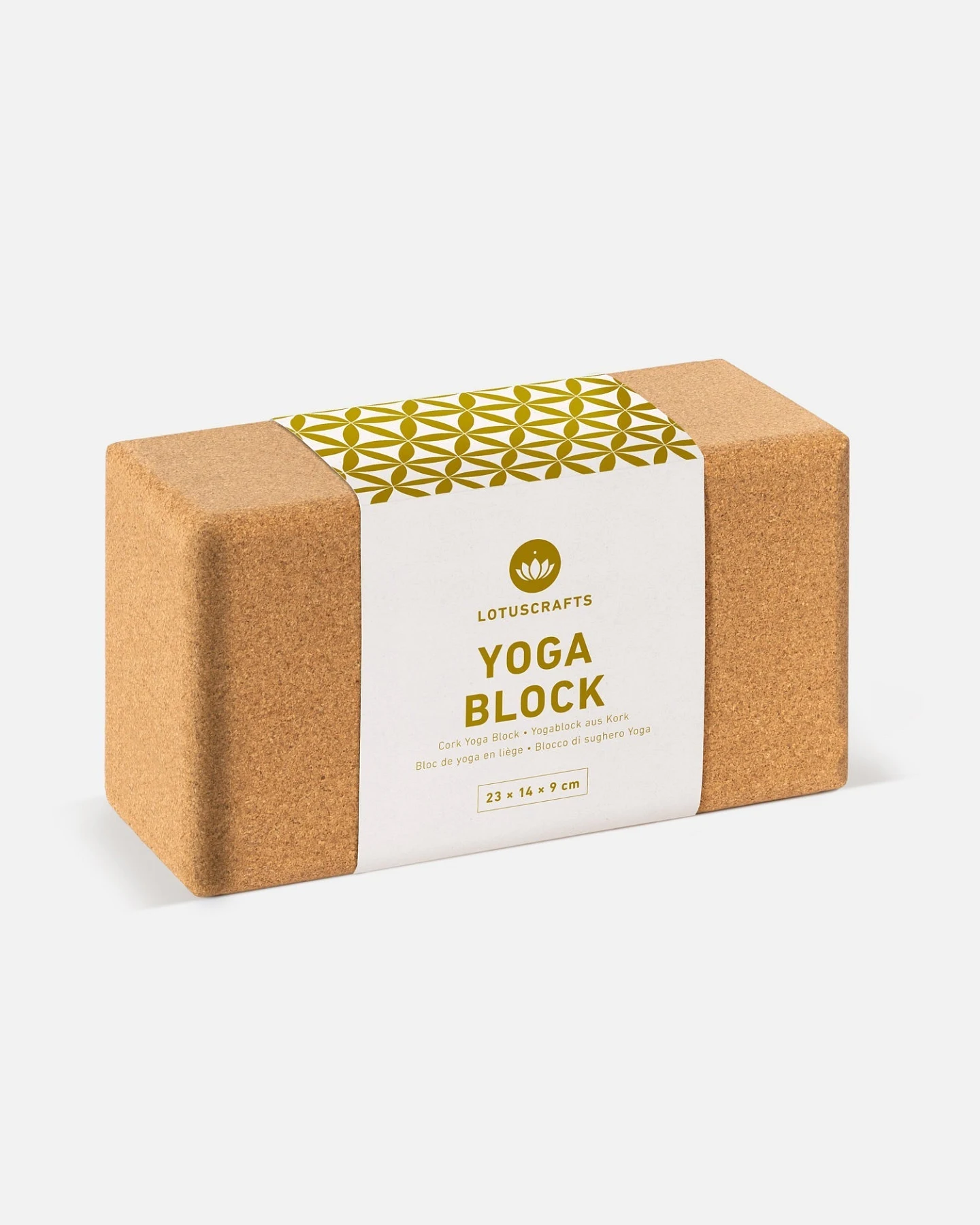 Lotuscrafts Yogablock Kork 2er Set – Ansicht 2