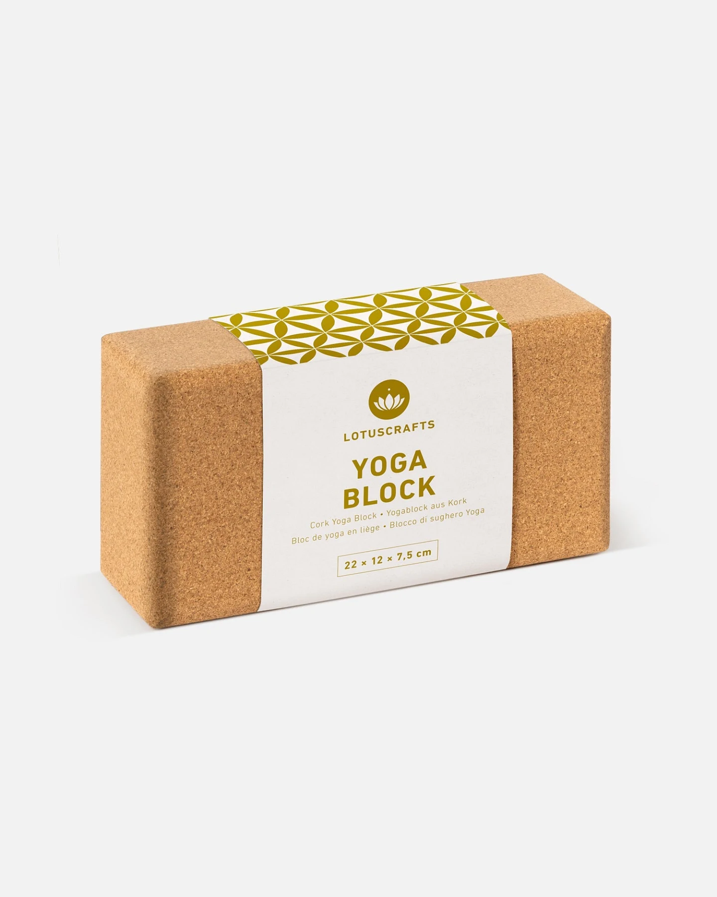 Lotuscrafts Yogablock Kork 2er Set – Ansicht 3
