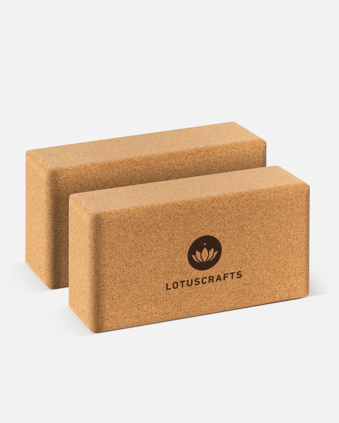 Lotuscrafts Yogablock Kork 2er Set – Ansicht 4