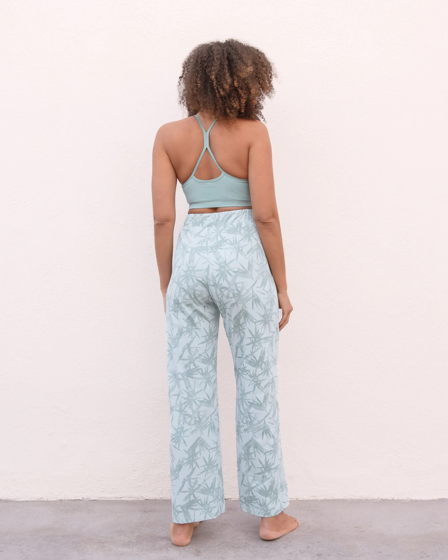 Jaya Organics Yogahose Kairo Cotton - Duskblue S – Ansicht 2