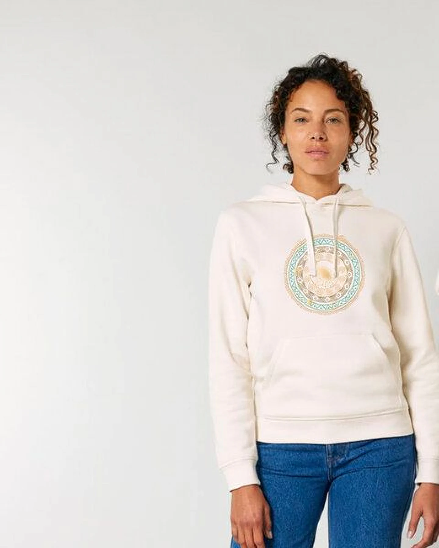 Kultgut Biofair- Superflauschiger Hoodie - Soft Touch / Universe – Ansicht 3