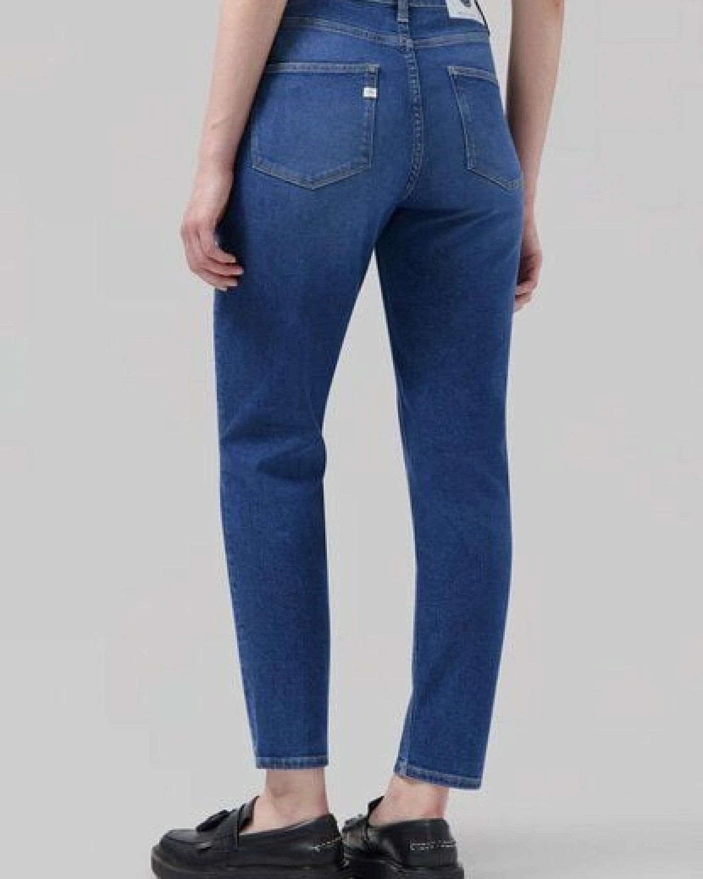 MUD Jeans Damen Jeans "Mams Stretch Tapered - Stone Indigo" – Ansicht 4