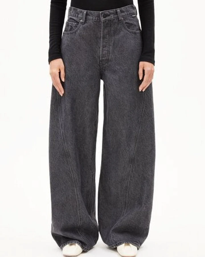 ARMEDANGELS AALTHEA BARREL Damen Wide Leg Mid Waist aus Lyocell Baumwoll Mix