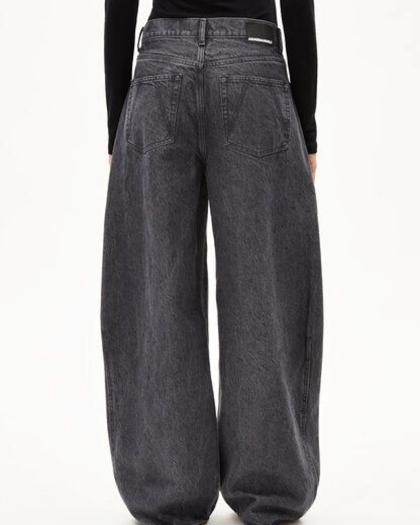 ARMEDANGELS AALTHEA BARREL Damen Wide Leg Mid Waist aus Lyocell Baumwoll Mix – Ansicht 2