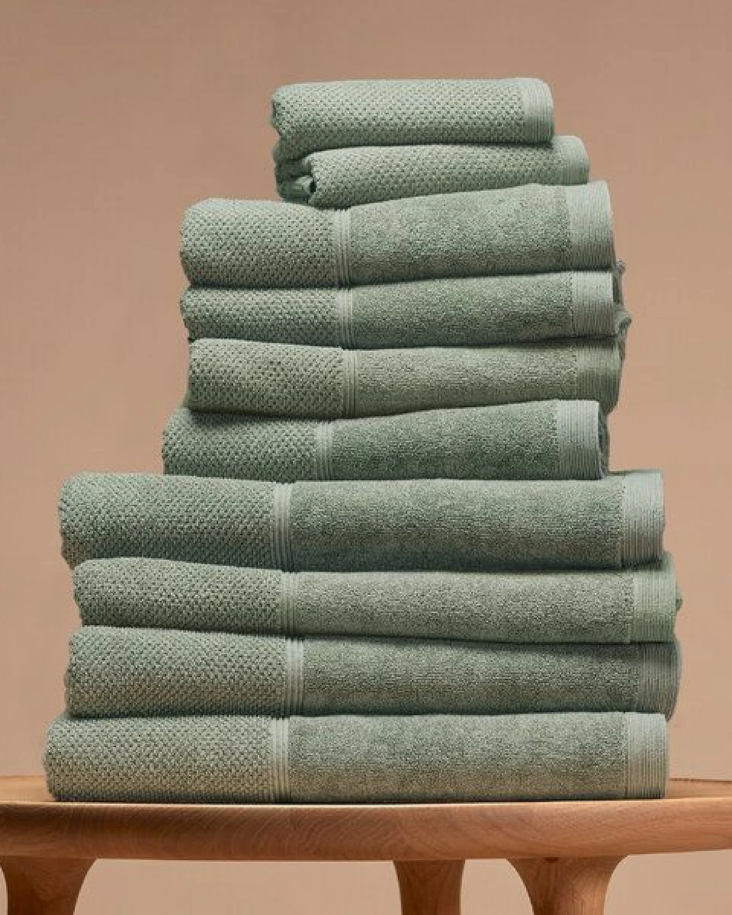 Kushel Towels The Family Set - Handtuch SET aus Biobaumwolle und Holzfaser – Ansicht 3