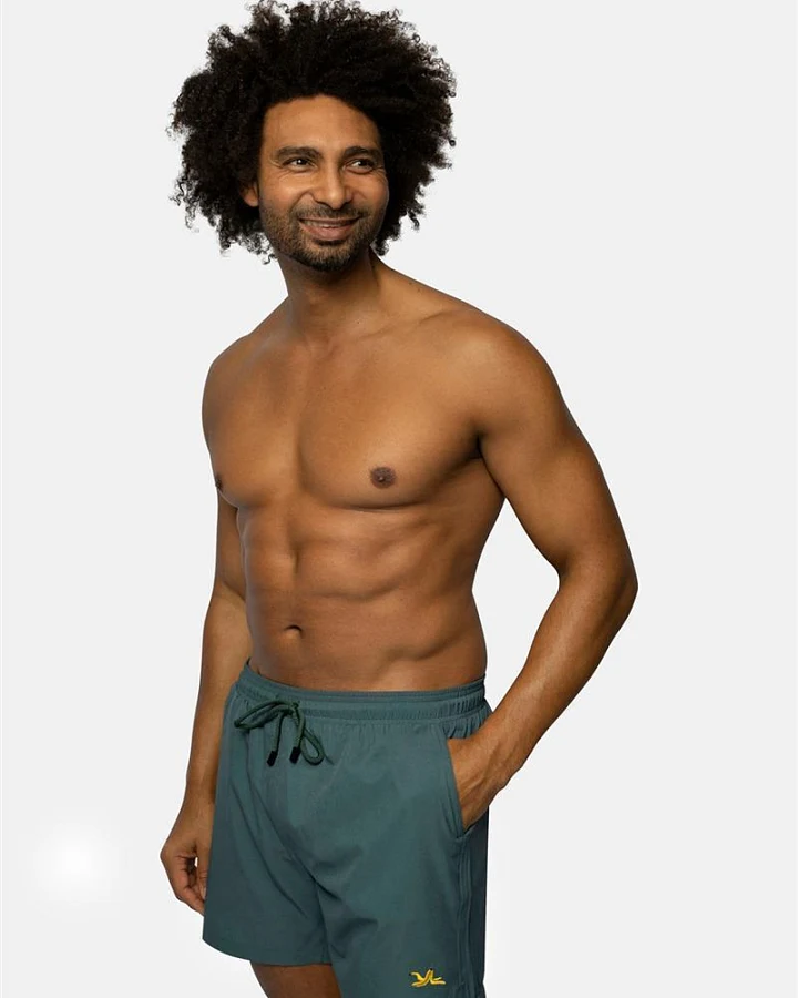 Badehose mit kleinem Motiv