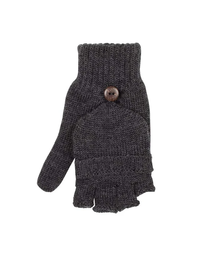 Merino-Halbfingerhandschuh GOTS