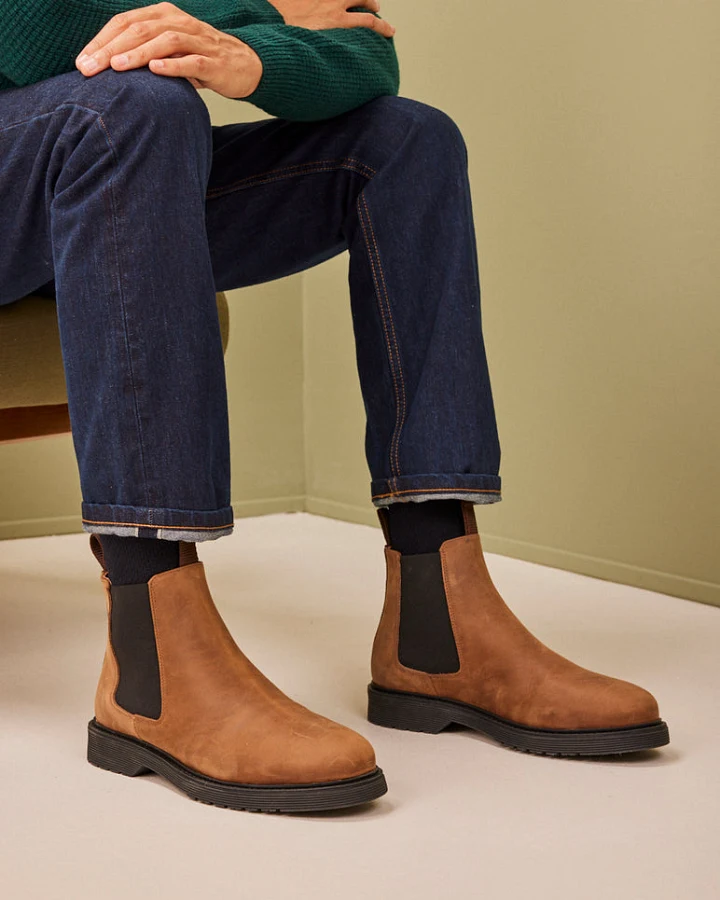 Leder Boot Modell: Axel