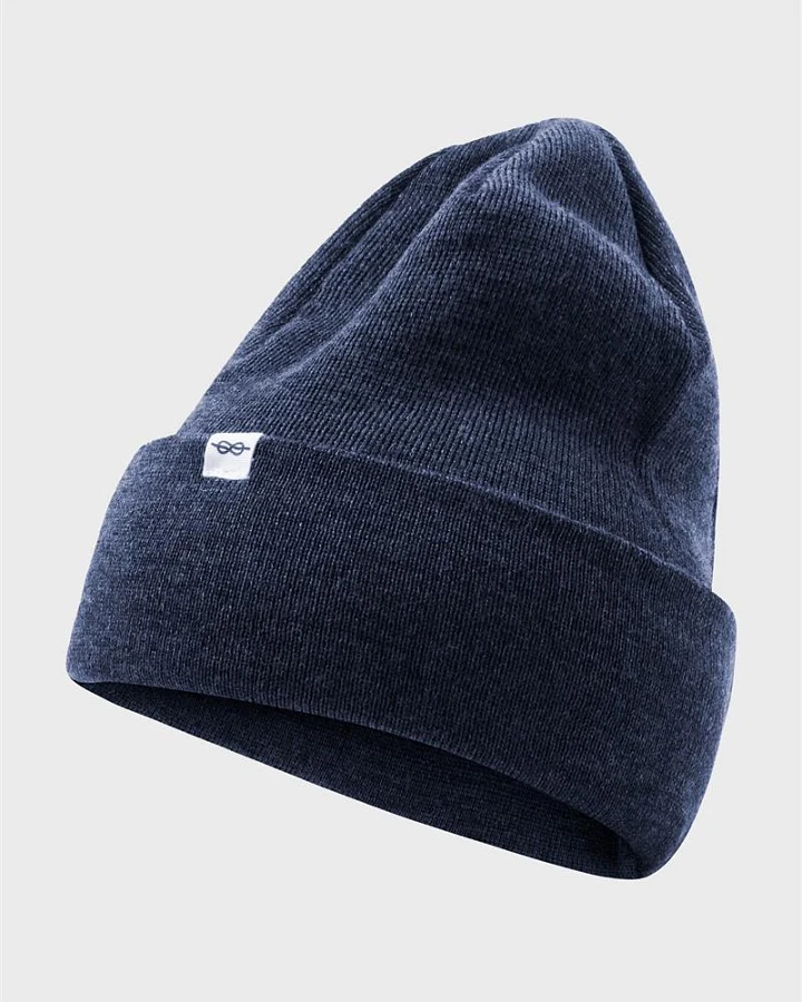 Fine Rib Beanie Merinowolle