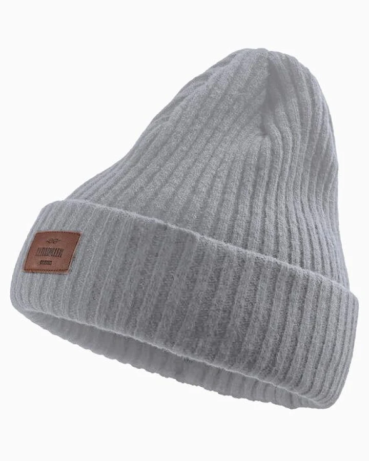 Heavy Rib Beanie Merinowolle