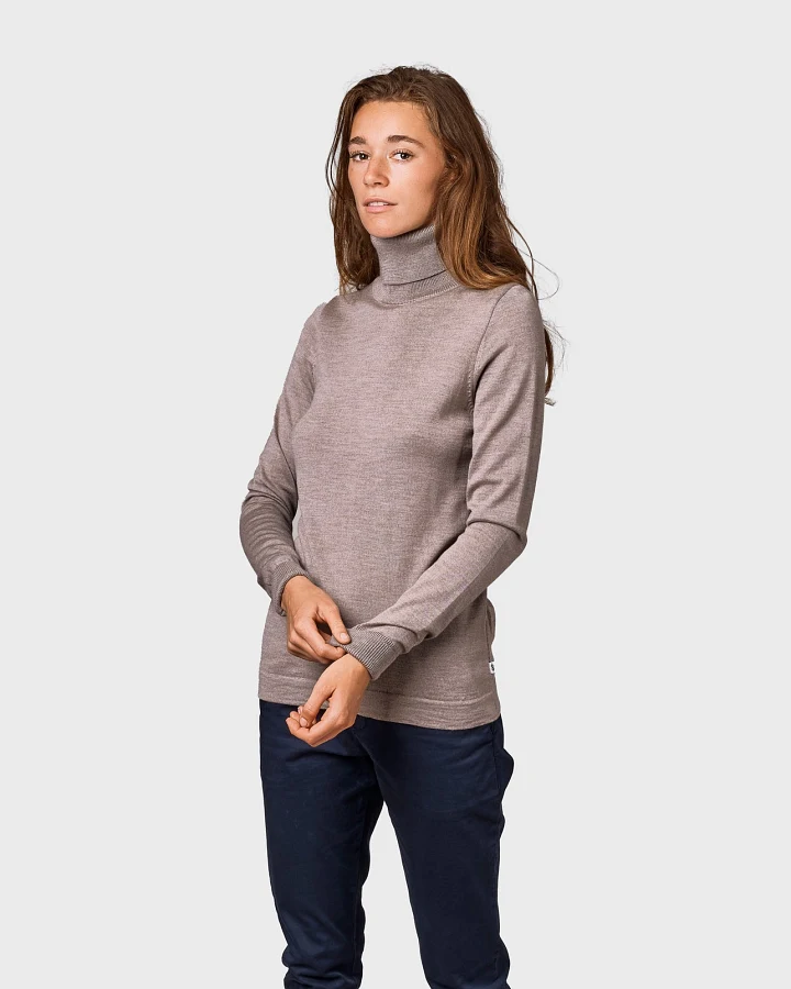 Merinowolle Rollkragen-Pullover Modell: Isabella
