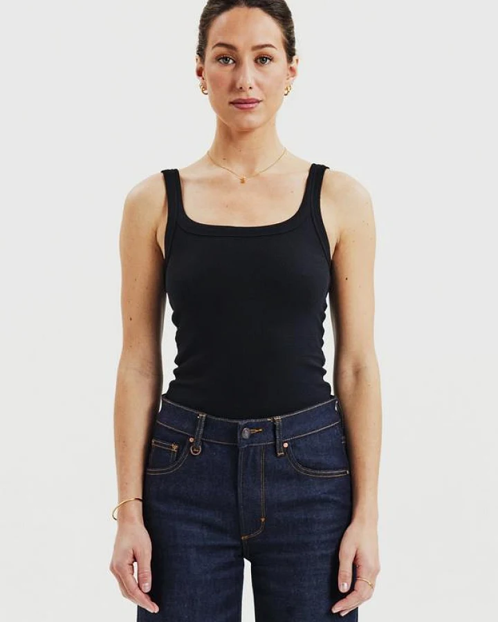 Top Modell: Singlet Ribbed GOTS