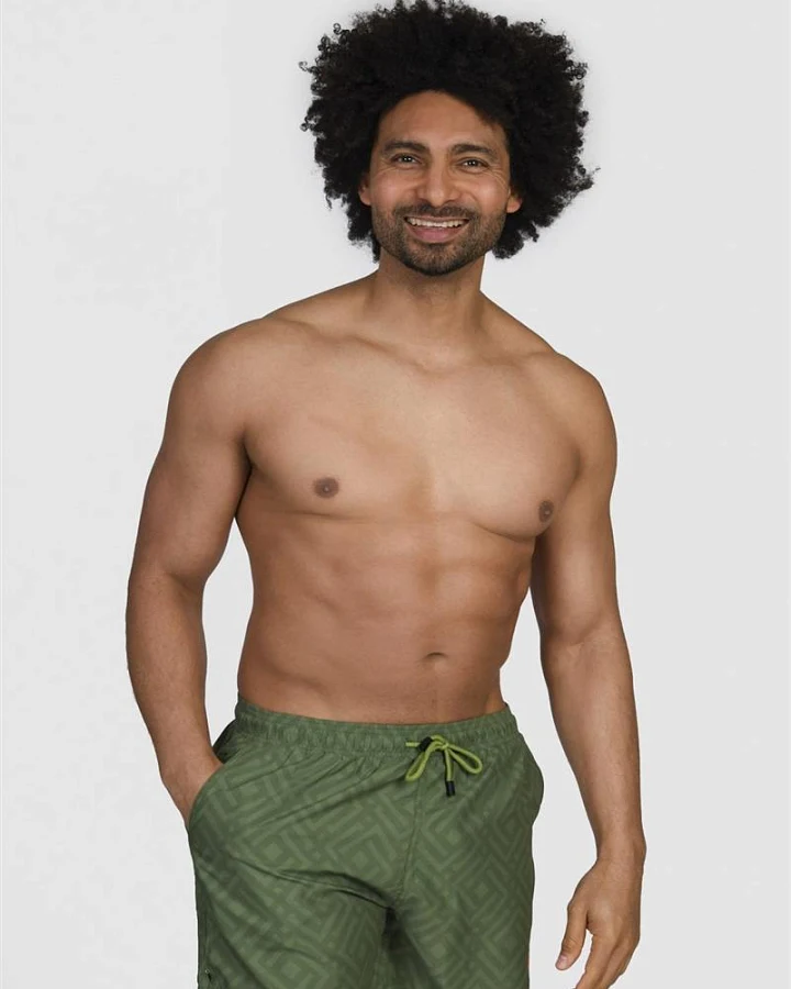 Nachhaltige Badehose mit Print