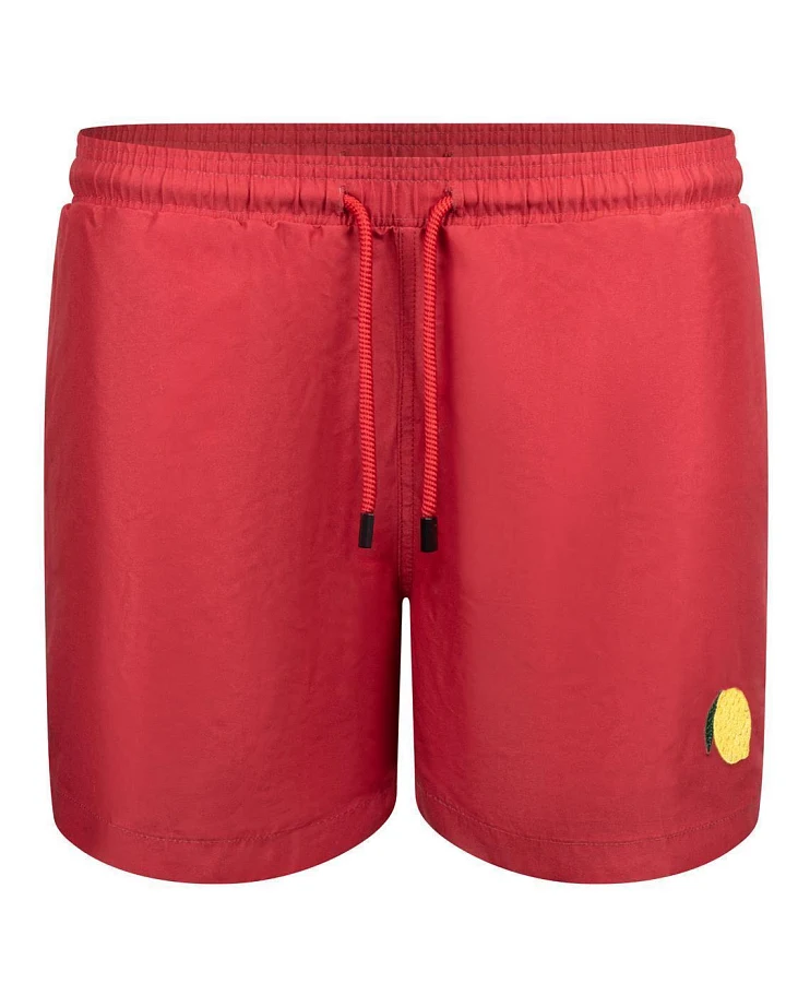 Badehose mit kleinem Motiv