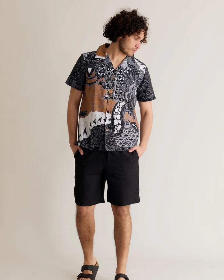 Leinen Shorts Modell: Jerry