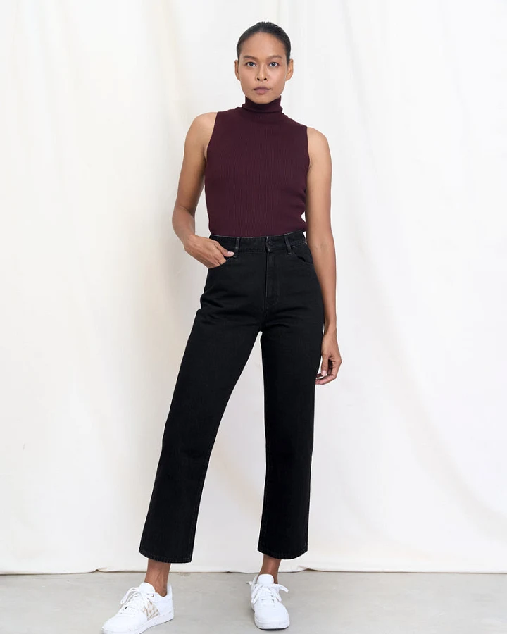 Produktseite: Jeanshose Wide Straight Modell: Minimal