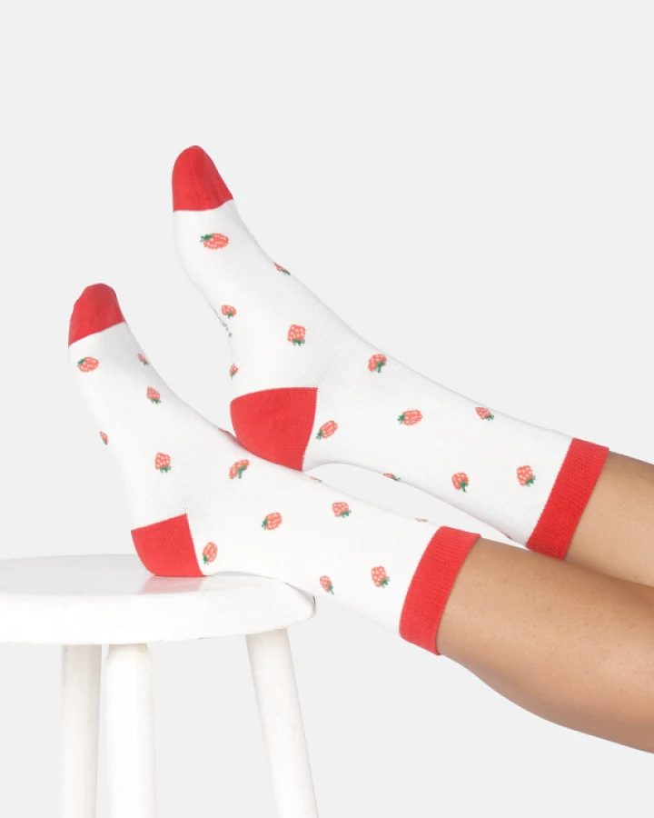 Socken Modell: Strawberry