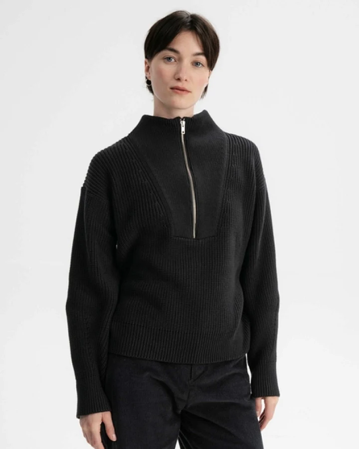 Rippstrick-Pullover Modell: Kimaya GOTS