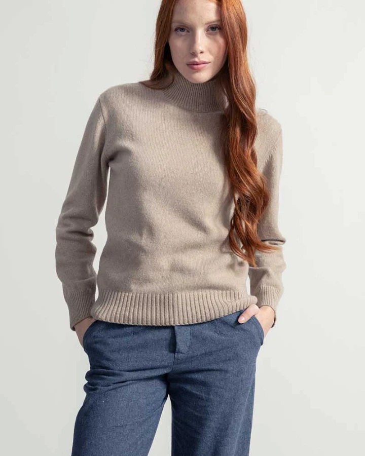Kaschmir Rollkragenpullover Modell: Ada