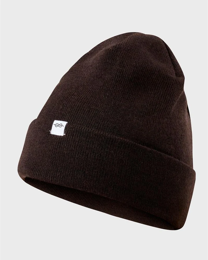 Produktseite: Fine Rib Beanie Merinowolle