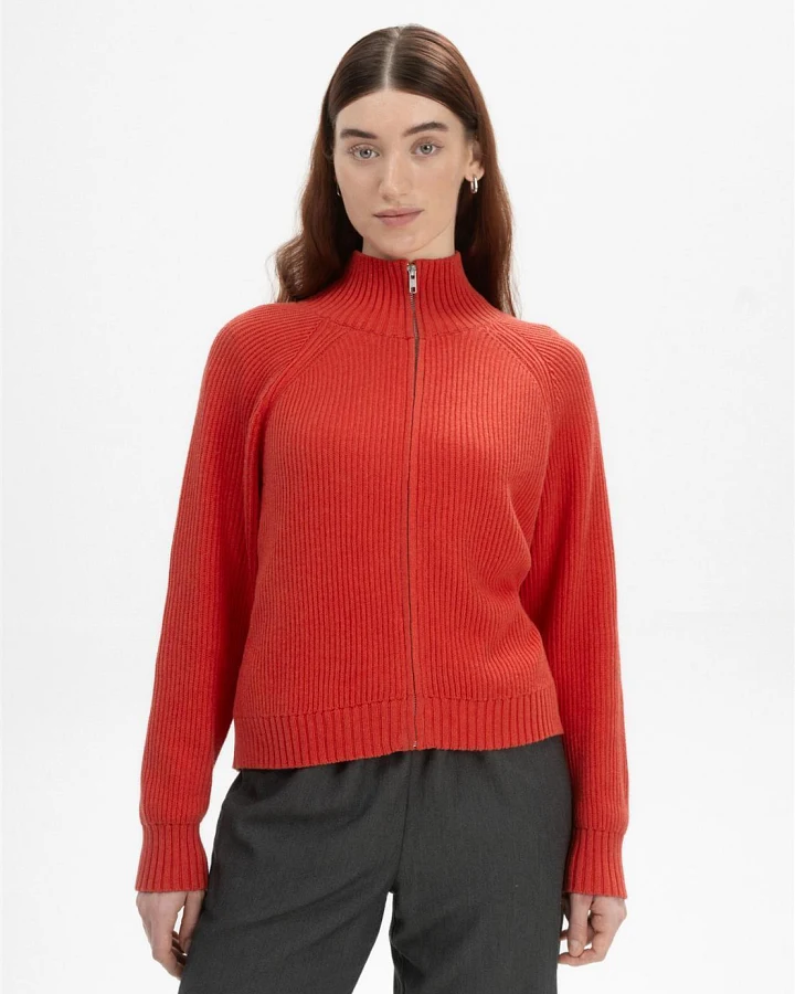 Rippstrick Cardigan Modell: Kamuka