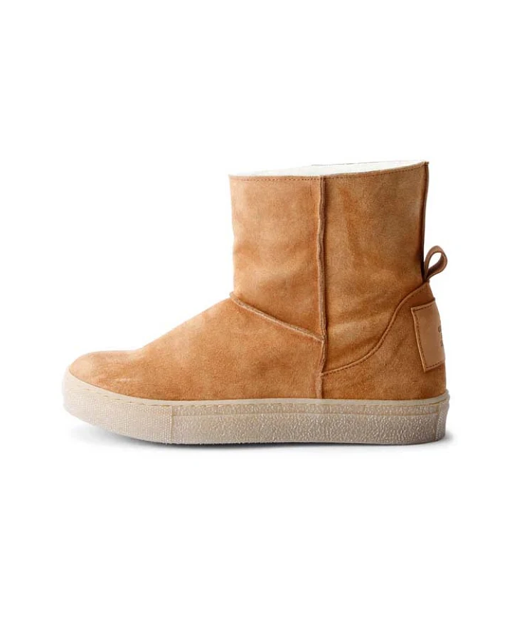 Leder-Bootie Modell: Nicki Suede