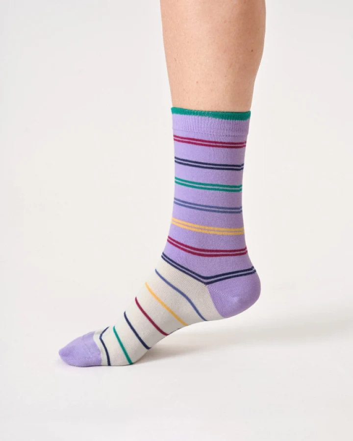 Socken Modell: Block Stripes