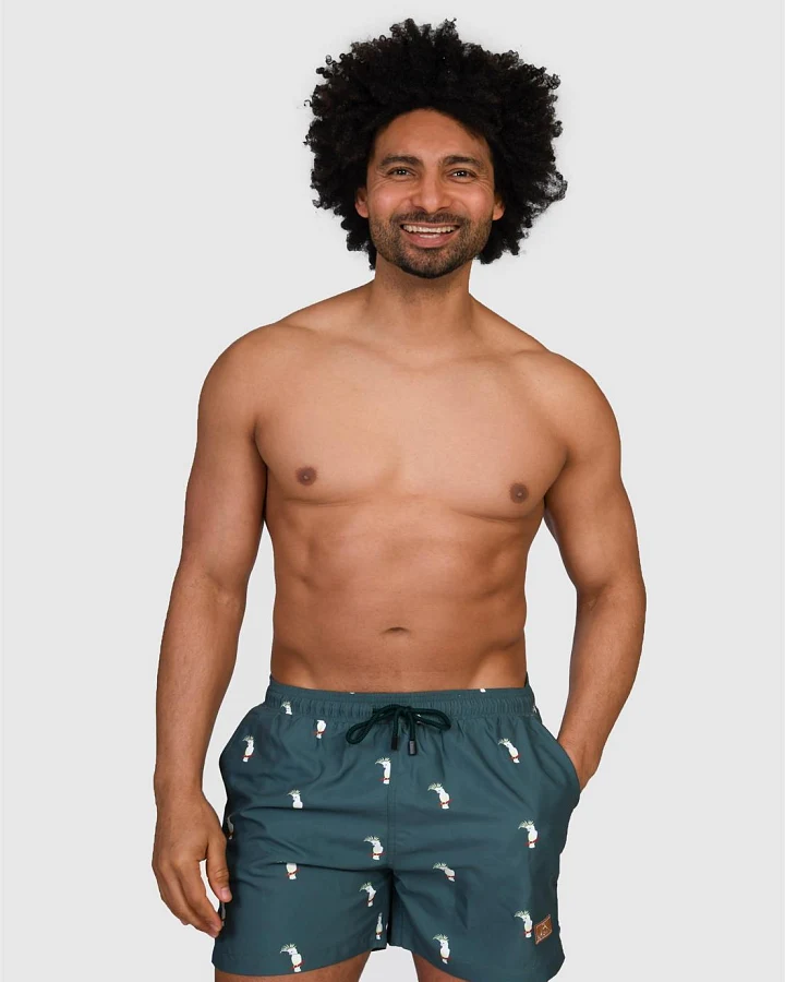 Nachhaltige Badehose mit Print