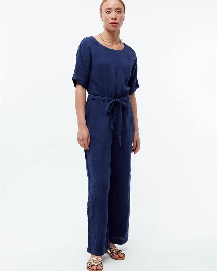 Musselin-Jumpsuit Modell: Kayla GOTS