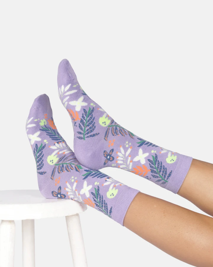 Socken Modell: Summer Leaves