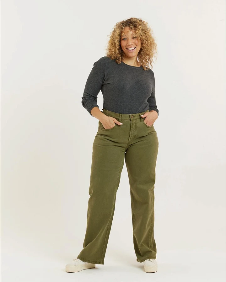 Tencel Wide Leg Hose Modell: Etta