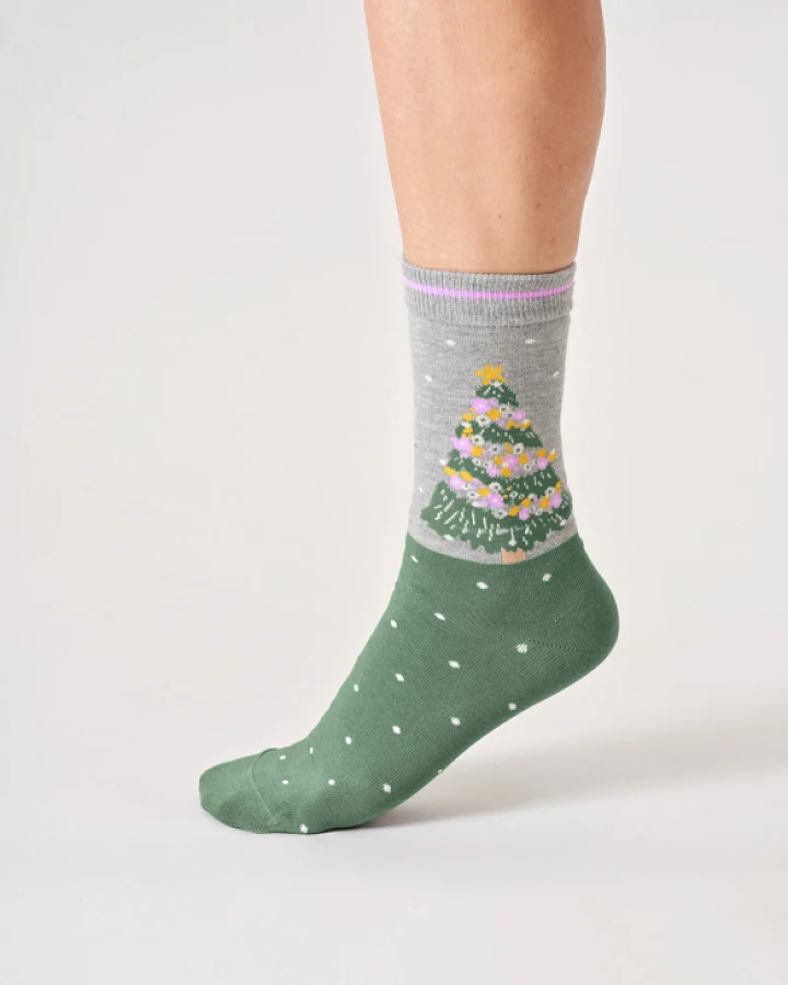 Socken Modell: Christmas Tree