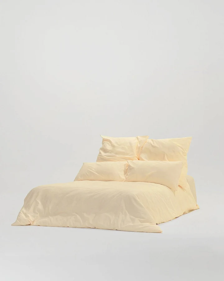 erlich textil Finn Bettdeckenbezug für Unisex aus Baumwolle in zabaione