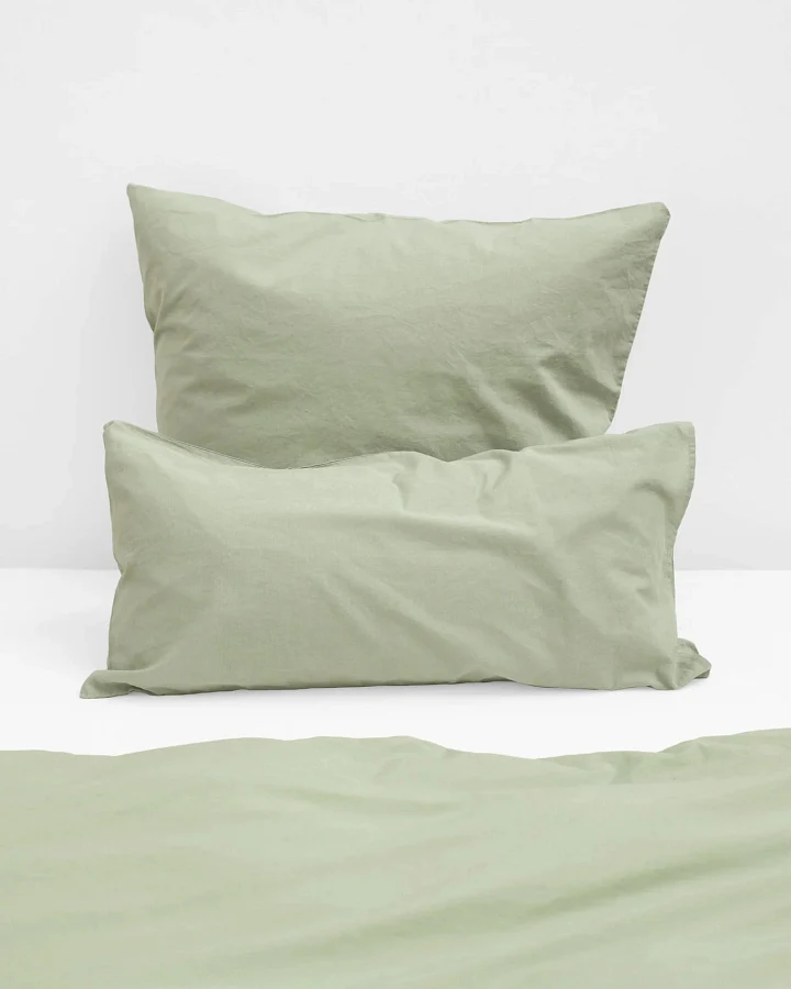 erlich textil Michel Kopfkissenbezug für Unisex aus Baumwolle in pistazie
