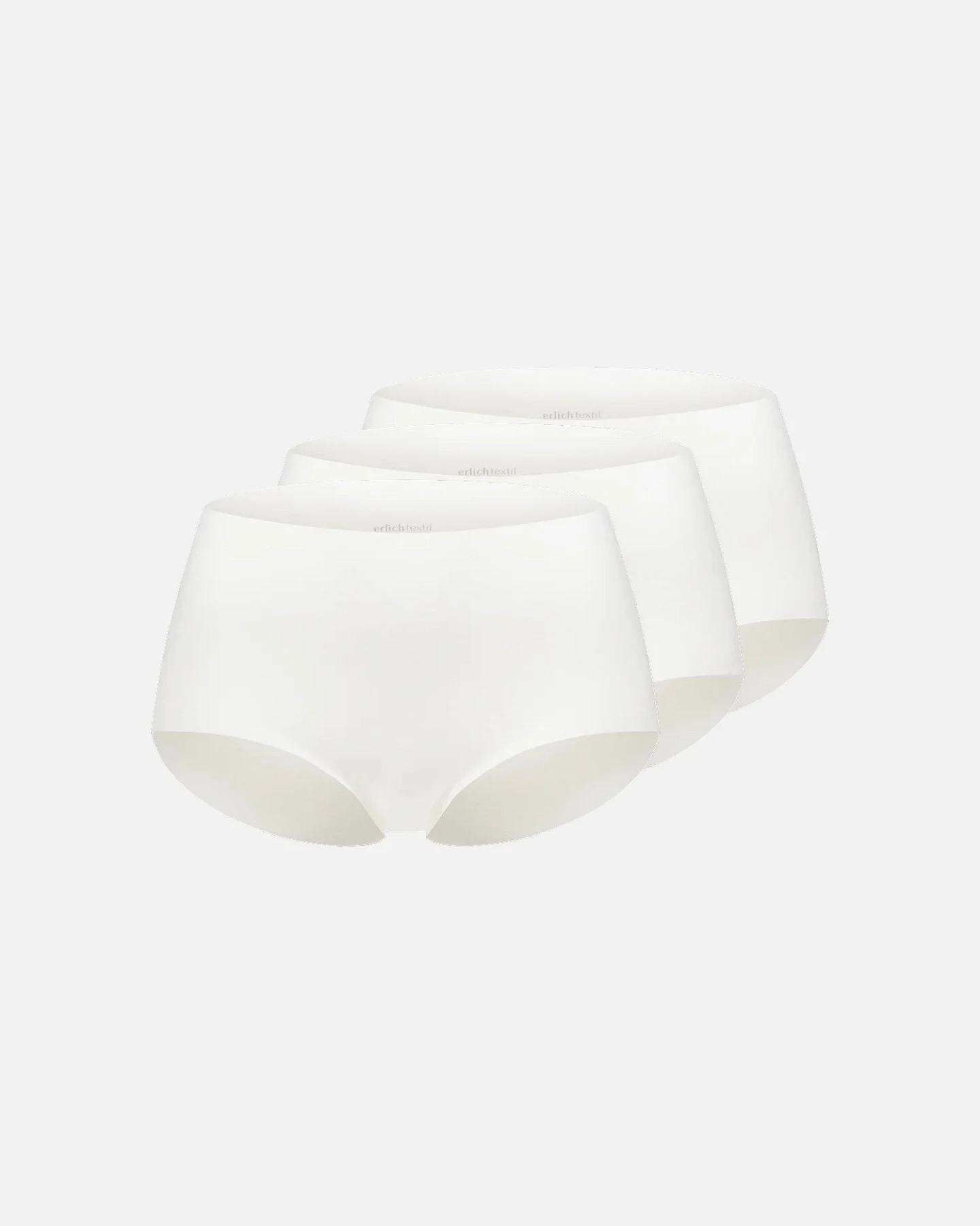 erlich textil Light Touch High Waist Slip im 3er Pack für Frauen aus Modal in mokka – Ansicht 2