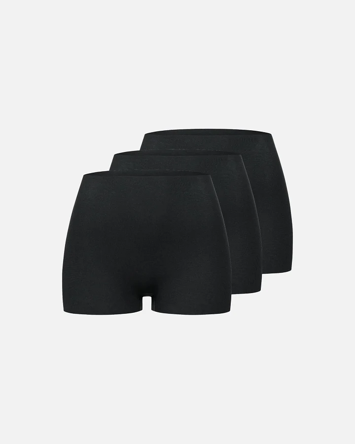 Produktseite: erlich textil Light Touch Panty im 3er Pack für Frauen aus Modal in schwarz