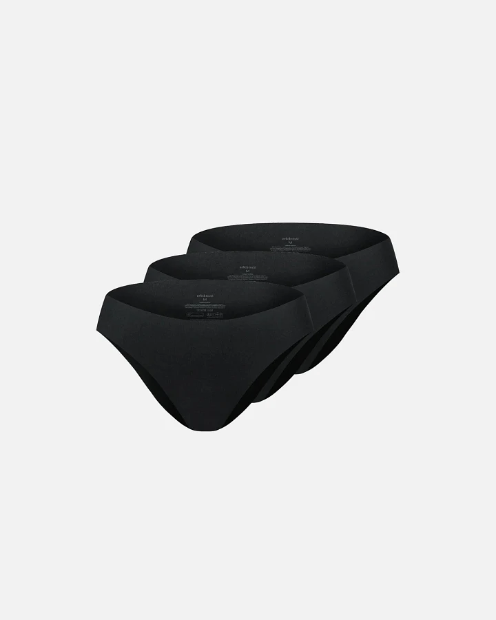 Produktseite: erlich textil Light Touch Brazil Slip im 3er Pack für Frauen aus Modal in schwarz