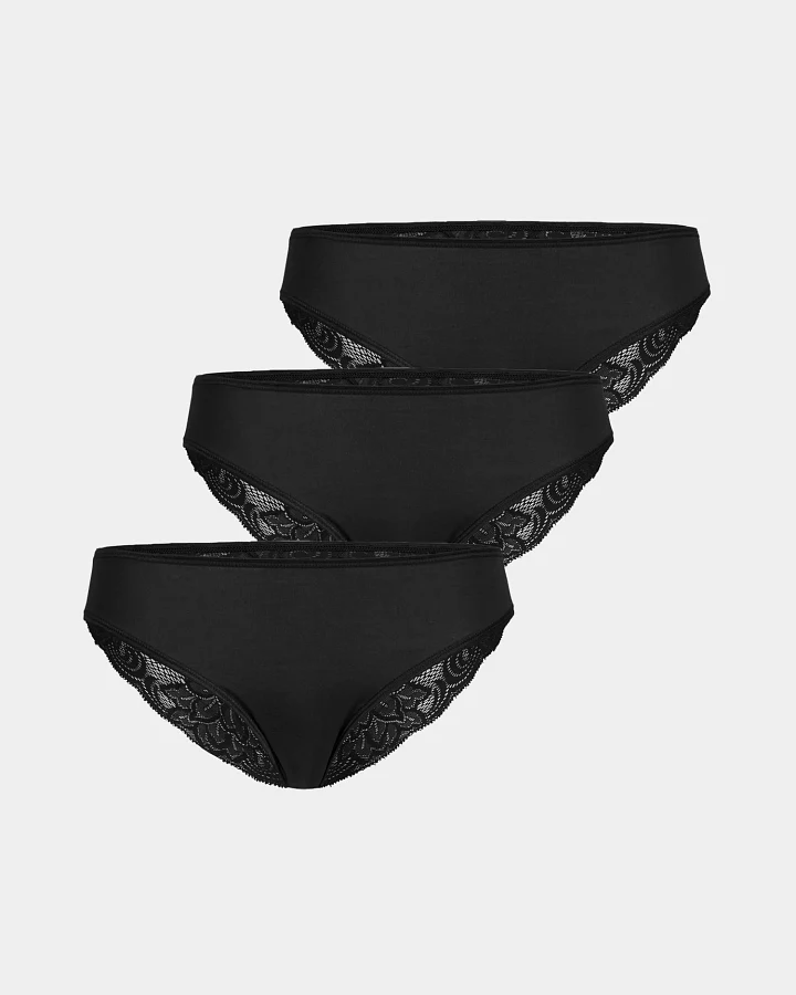 erlich textil Sophie im 3er Pack für Frauen aus Modal in schwarz