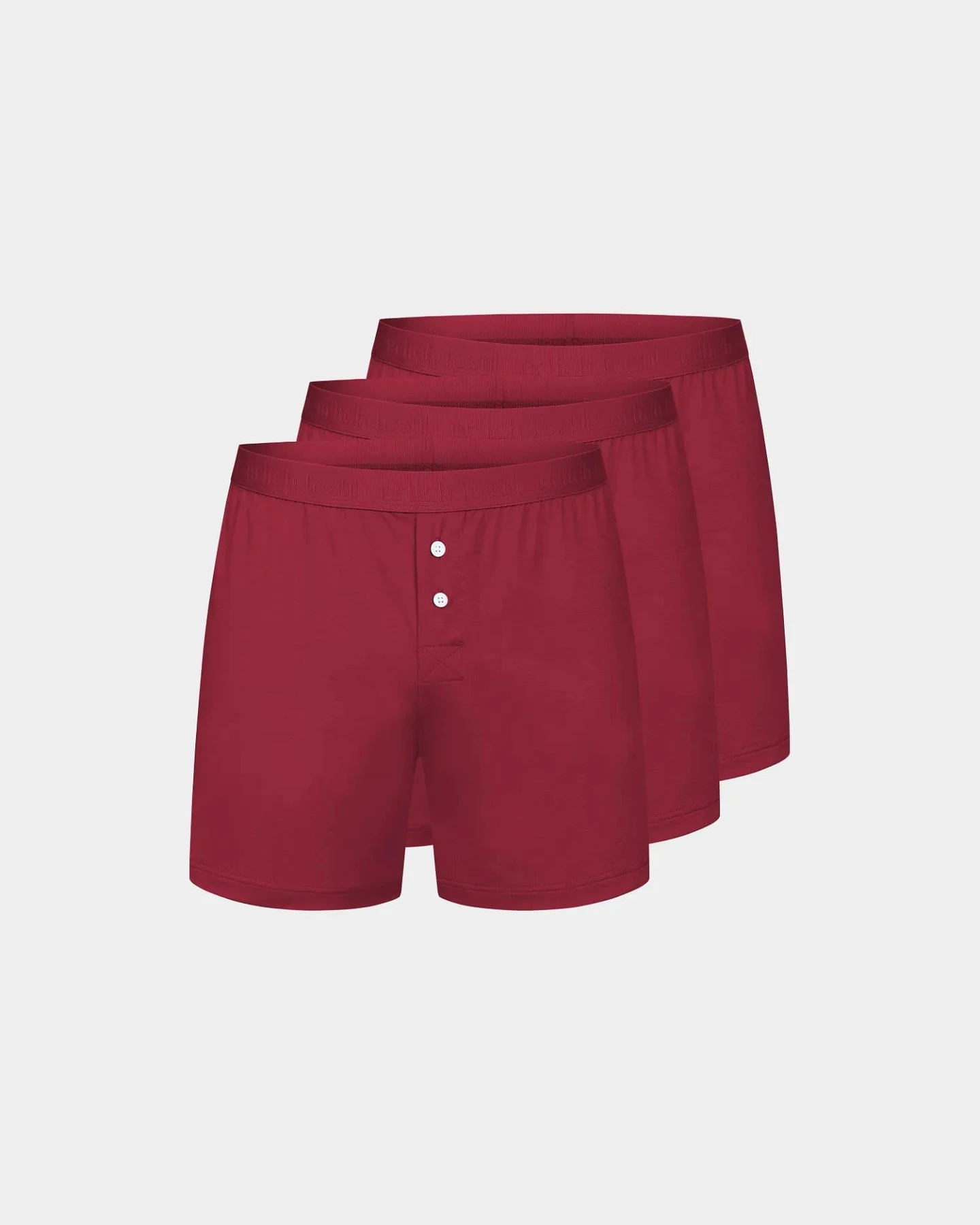 erlich textil Light Touch Boxers im 3er Pack für Männer aus Lyocell in anthrazit – Ansicht 2