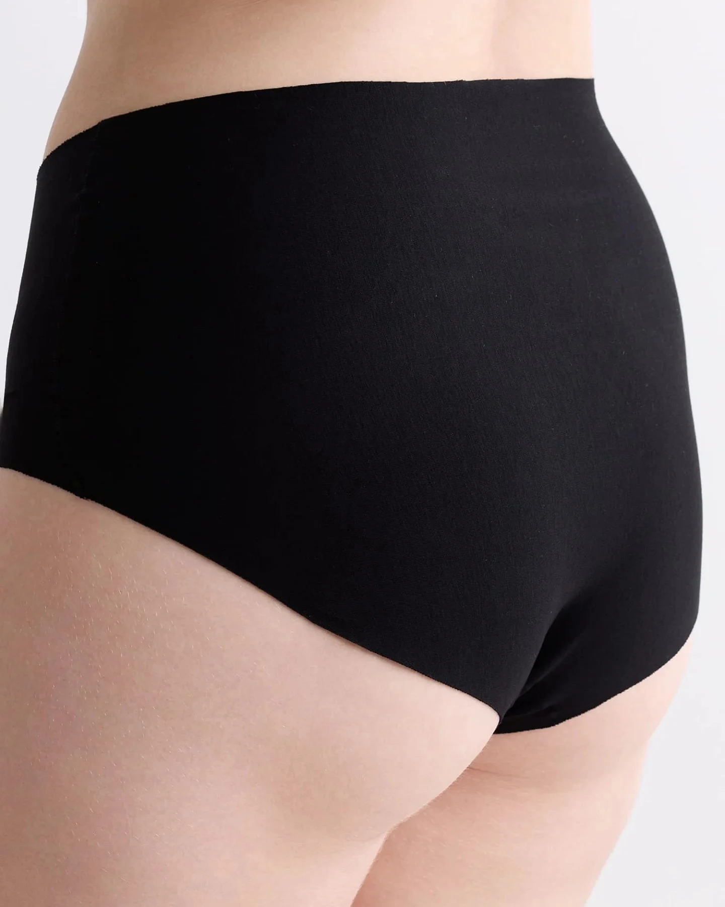 erlich textil Casual Cotton High Waist Slip für Frauen aus Baumwolle in umbra – Ansicht 2