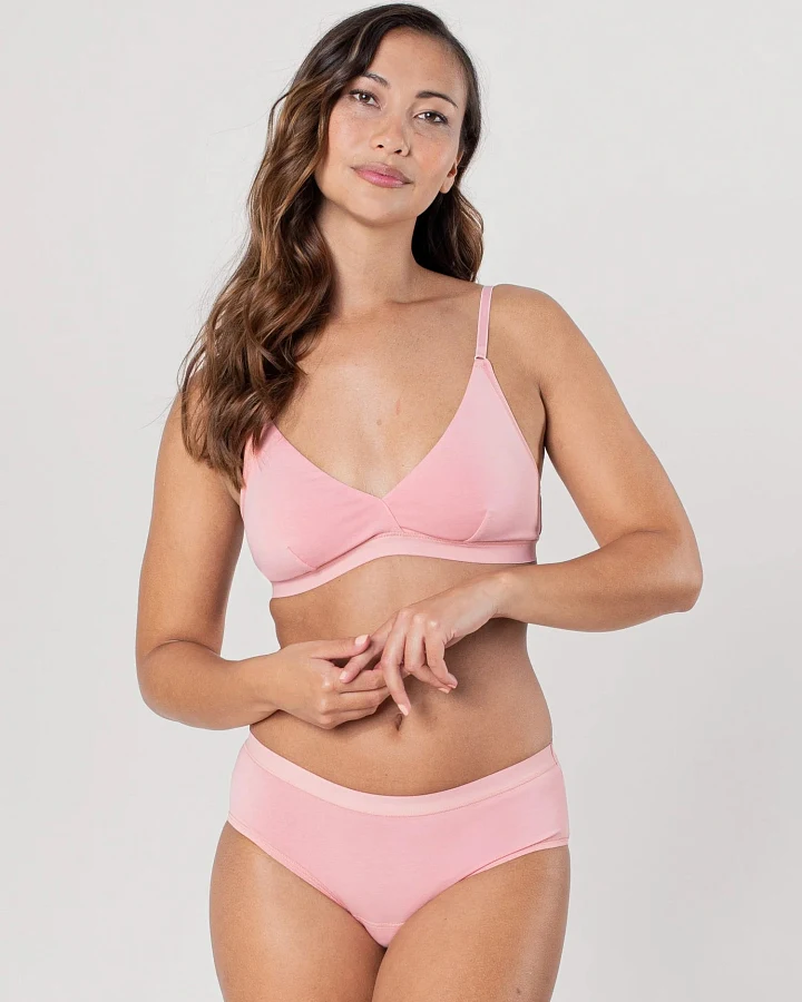 erlich textil Viola für Frauen aus Baumwolle in rose
