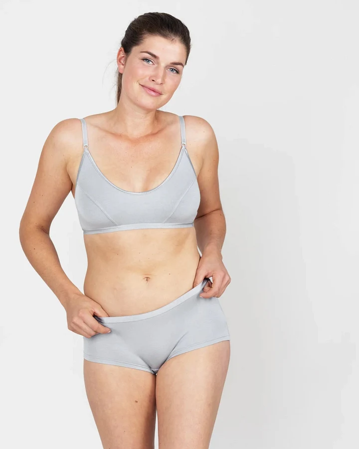 erlich textil Edith für Frauen aus Modal in steingrau