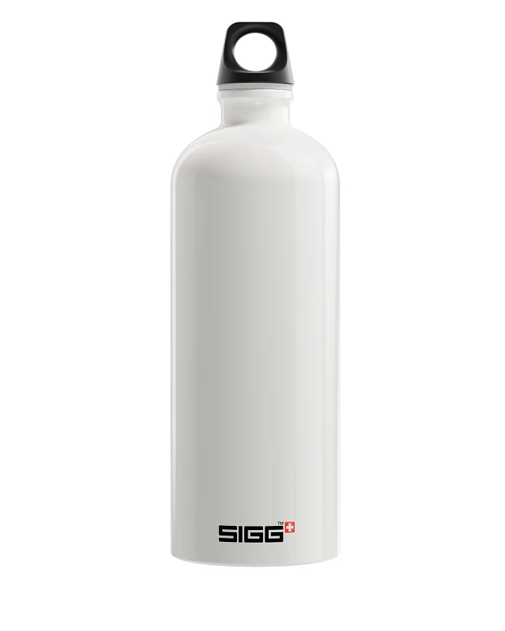 Trinkflasche Traveller White 1 L