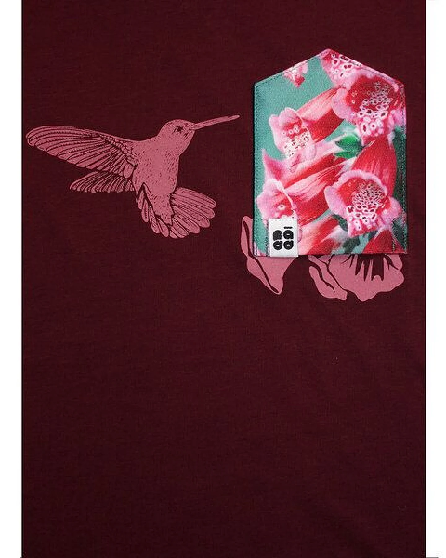 Damen T-Shirt Rundhals aus Bio-Baumwolle "Kollidee BT" Rot von Fädd – Ansicht 2