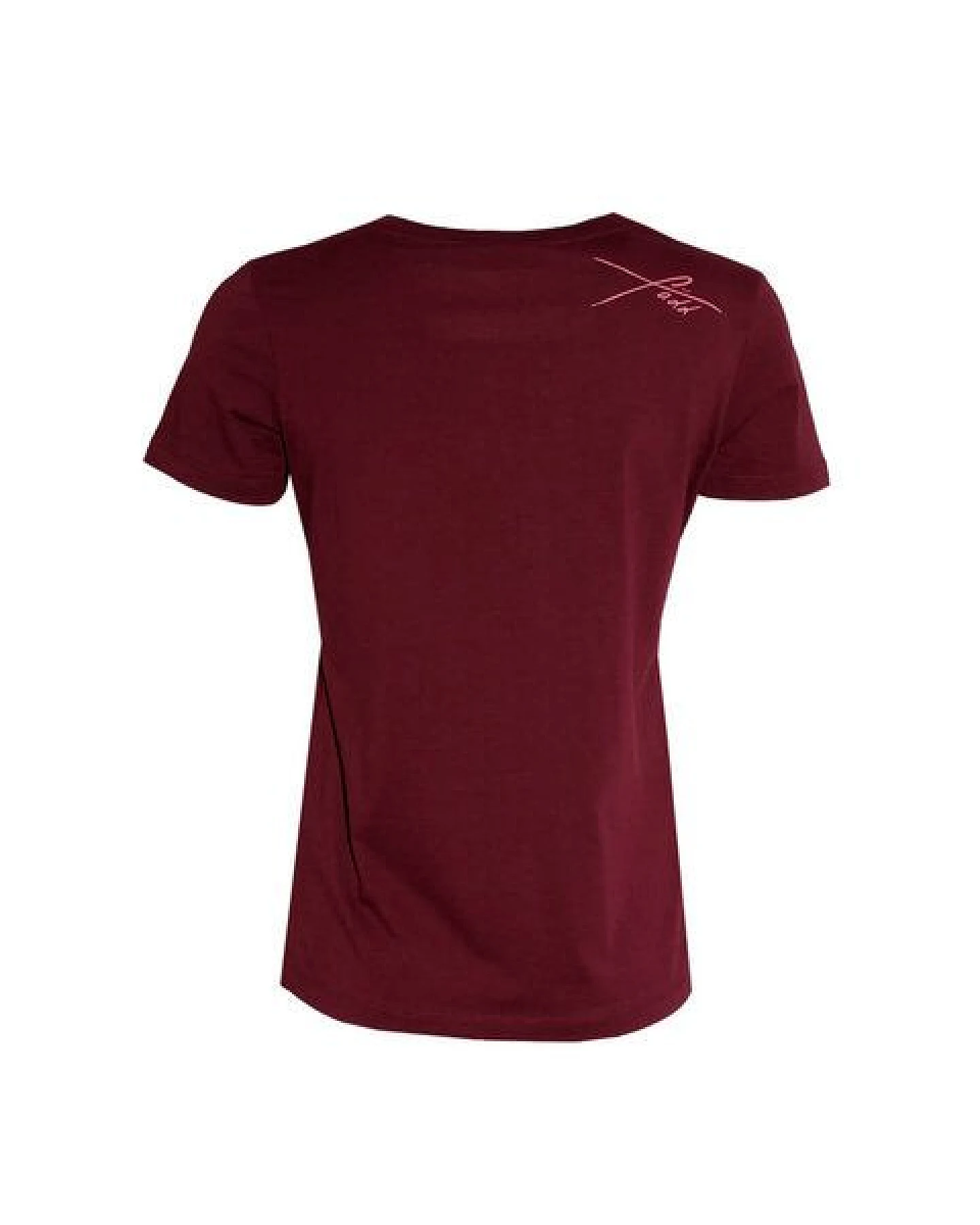Damen T-Shirt Rundhals aus Bio-Baumwolle "Kollidee BT" Rot von Fädd – Ansicht 3